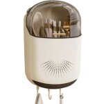 Bo�te � baguettes murale, panier � couverts de ventilation, organisateur de couverts en plastique, avec ...