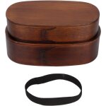 Bote bento japonaise en bois 2 tages - lunch box  compartiments - style traditionnel laqu - pour ...