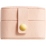 Bo�te � bijoux miniature e n pu - rose pour rangement voyage