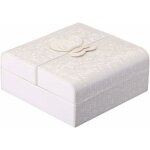 Bote  bijoux, petites botes  bijoux en cuir dcoration prsentoir organisateur de stockage pour bagues ...