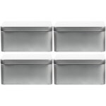 Feiyue - bote  biscuits 4 pices botes en fer blanc conteneurs botes en mtal bote de rangement ...