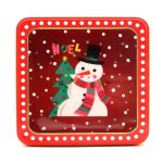 Bote  biscuits de nol bote  bonbons en fer blanc bote - cadeau en mtal de nol bote  drages ...