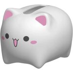 Bo�te blanche forme chat ? design mignon ? maison, bureau, h�tel ? r�utilisable