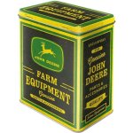 Bote  caf - nostalgie - john deere - design rtro - 1, 3l - mtal vert et jaune