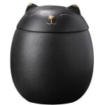 Bo�tes en c�ramique en forme de chat, urnes souvenir pour chiens et chats pour cendres, pots �tanches ...