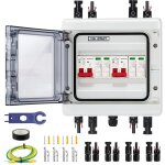 Bo�te de combinaison solaire avec protection de protection multicouche protection pv dc 40a 1000v switch ...
