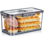 Bo�te de conservation du pain, avec couvercle herm�tique, 32. 5x17. 5x15cm, pour pain fait maison, chignon, ...