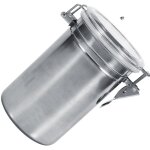 Bo�te conteneur de stockage d'aliments en acier inoxydable �tanche contenant de grains grain de caf� ...