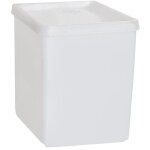 Bo�te avec couvercle coiffant 1. 000 ml, carr�e, nature, 103x103x127 mm