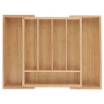 Boite a couverts en bambou extensible