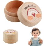 Bo�te � dents de lait en bois pour b�b�, pratique et esth�tique boite a dents, boite dent de lait pour ...