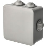 Bo�te de d�rivation �tanche en saillie avec presse - �toupes, fermeture � klik 100�100�50 mm ip55, gris ...