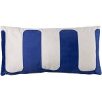 Boite a design - coussin, coussin aya rectangle blanc bleu 30 x 60 cm bleu en fabric Boite a design - coussin, coussin aya rectangle blanc bleu 30 x 60 cm bleu en fabric