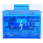 Bo�te de distribution de bornier, connecteur de bo�te de distribution d'alimentation borniers sur rail ...