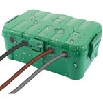 Bote de distribution tanche, 34, 5x24x12 cm boite etanche, ip54 coffre de jardin exterieur, boite etanche ...