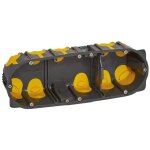 Bo�te d'encastrement ecobatibox - 3 postes - prof. 50 mm - 080033l - legrand