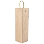 Bo�te d'emballage en bois de bouteille vin rouge pour cadeau sp�cial fl�te � champagne stockage envelopp� ...