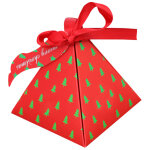 Bo�te d'emballage de bonbons de no�l 10 pi�ces, jolies bo�tes d'emballage cadeau rouges durables pour ...