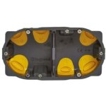 Bote d'encastrement 2 postes cobatibox - profondeur 40mm - legrand