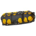 Bote d'encastrement 3 postes cobatibox - profondeur 40mm - legrand