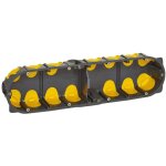 Bo�te d'encastrement �cobatibox 4 postes profondeur 40mm (080024l)