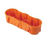 Bo�te d'encastrement triple profondeur 60 avec vis - a. 0043wpg