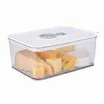 Boite fromage frigo 1650 ml avec couvercle hermetique et bouton de reglage du temps boite a fromage pour ...