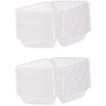 Bo�tes � g�teaux triangulaires 200 pi�ces supports � tarte p�tisserie f�te mariage