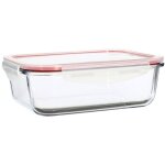 Boîte hermétique rectangulaire en verre 1500ml, clémentine Boîte hermétique rectangulaire en verre 1500ml, clémentine
