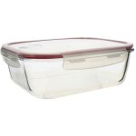 Boîte hermétique rectangulaire en verre 2260ml, clémentine Boîte hermétique rectangulaire en verre 2260ml, clémentine