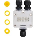 Bo�te de jonction, connecteur �tanche ip68, bo�te de d�rivation �tanche 3 voie, connecteurs bo�te pour ...