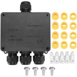 Bo�te de jonction �tanche ip68, boite de derivation etanche exterieur, bo�tier de connecteur de c�ble ...