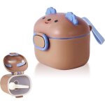Bo�te � lait en poudre pour b�b�, portable r�cipient de lait en poudre avec grattoir et cuill�re, bo�te ...