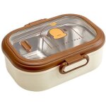 Bo�te � lunch en acier inoxydable - bo�te � lunch - bo�te � lunch pour adultes - bo�te bento de 950 ml ...