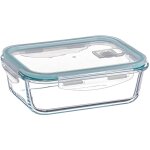 Bo�te � lunch herm�tique rectangulaire en borosilicate 1040 ml