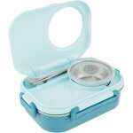 Bo�te � lunch isotherme en acier inoxydable de qualit� alimentaire, bo�te � lunch pour l'�cole, le bureau, ...