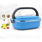 Bo�te � lunch isotherme en acier inoxydable de qualit� alimentaire, id�ale pour l'�cole, le bureau et ...