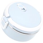 Bote  lunch isotherme en acier inoxydable monocouche, portable et ferme par un fermoir de scurit, ...