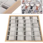 Bo�te � montres 24 emplacements, coffret de rangement en bois, organiseur, coffret de rangement pour ...