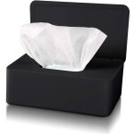 Bo�te de mouchoirs avec couvercle, bo�te de lingettes humides �tanches � la poussi�re et � l?eau, distributeur ...