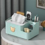 Boite a mouchoir, boite mouchoirs decorative, porte telecommande tv, bo�te � mouchoirs � cinq compartiments, ...