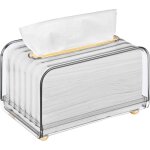 Bo�te � mouchoirs transparente en plastique - boite a mouchoir en papier pour la maison - distributeur ...