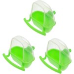 Bo�te de nourriture pour oiseaux 3 pi�ces avec distributeur d'eau et mangeoire pour cage � oiseaux