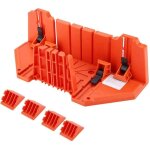 Bo�te � onglets, gabarit de coupe de pr�cision, pince � onglets multi - angles (0�, 22, 5�, 45�, 90�), ...