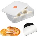 Andyou - boite a pizza blanche avec acier lnoxydable coupe pate, baca paton pizza, boite alimentaire ... Andyou - boite a pizza blanche avec acier lnoxydable coupe pate, baca paton pizza, boite alimentaire ...