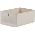 Boite rangement lot de 2 bo�tes de rangement wardrobe - avec fen�tre transparente - pour armoire, v�tements, ...