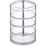 Boîte de rangement de bijoux à 5 couches en acrylique transparent, support rotatif de stockage de cosmétiques ... Boîte de rangement de bijoux à 5 couches en acrylique transparent, support rotatif de stockage de cosmétiques ...