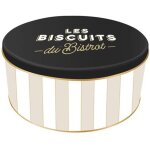 Boite de rangement � biscuits en m�tal au bistrot biscuits