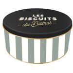Boite de rangement � biscuits en m�tal au bistrot biscuits