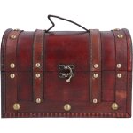 Kkmoon - boîte de rangement en bois style européen prévention de la poussière rétro bijoux vintage pour ... Kkmoon - boîte de rangement en bois style européen prévention de la poussière rétro bijoux vintage pour ...